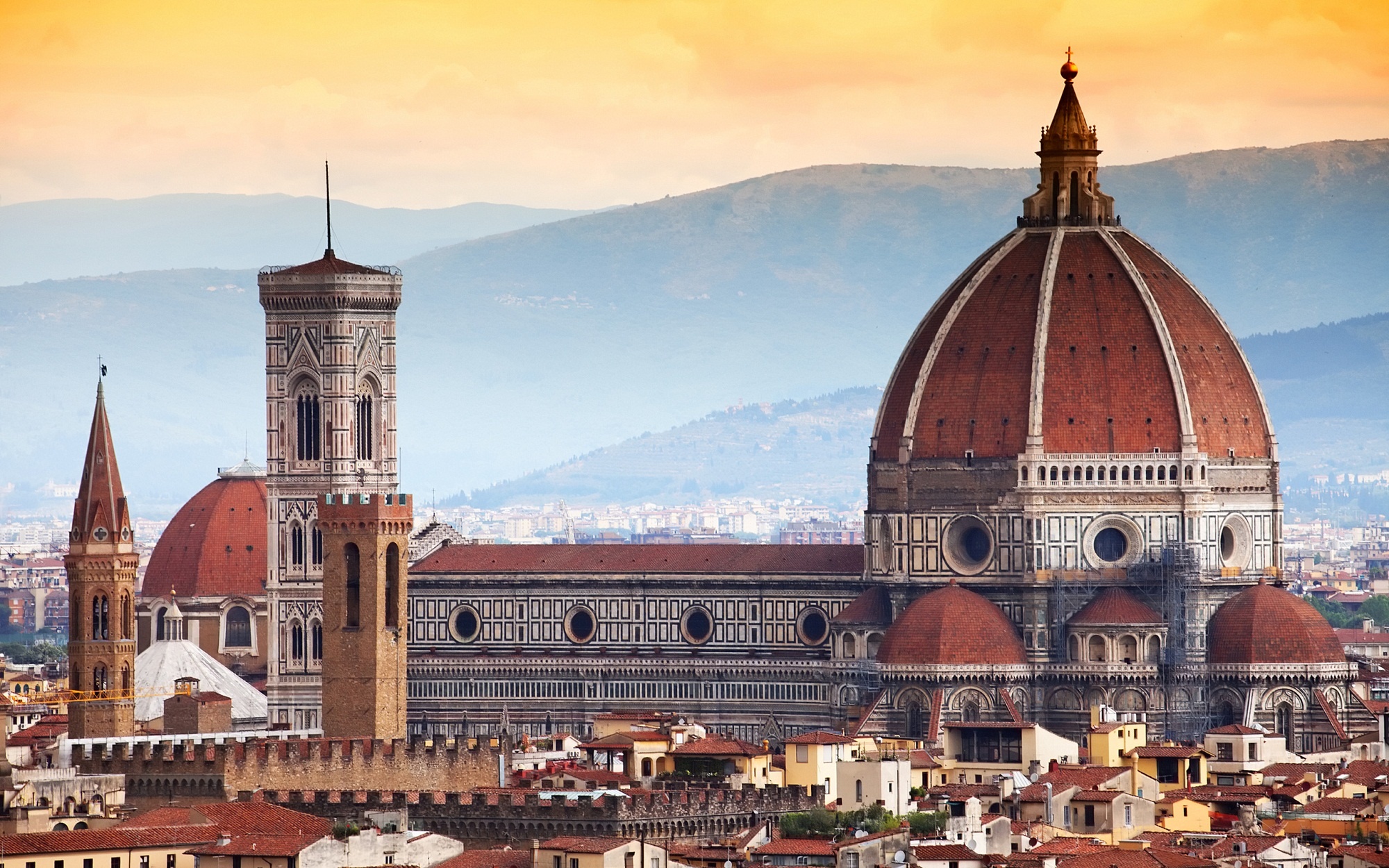 Thành phố Florence của Ý đẹp tuyệt vời